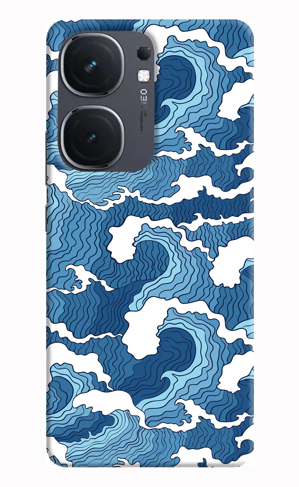 Blue Waves iQOO Neo 9 Back Cover Hard Case - Hello Swanky