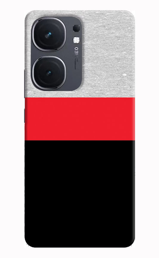 Tri Color Pattern iQOO Neo 9 Back Cover Hard Case - Hello Swanky