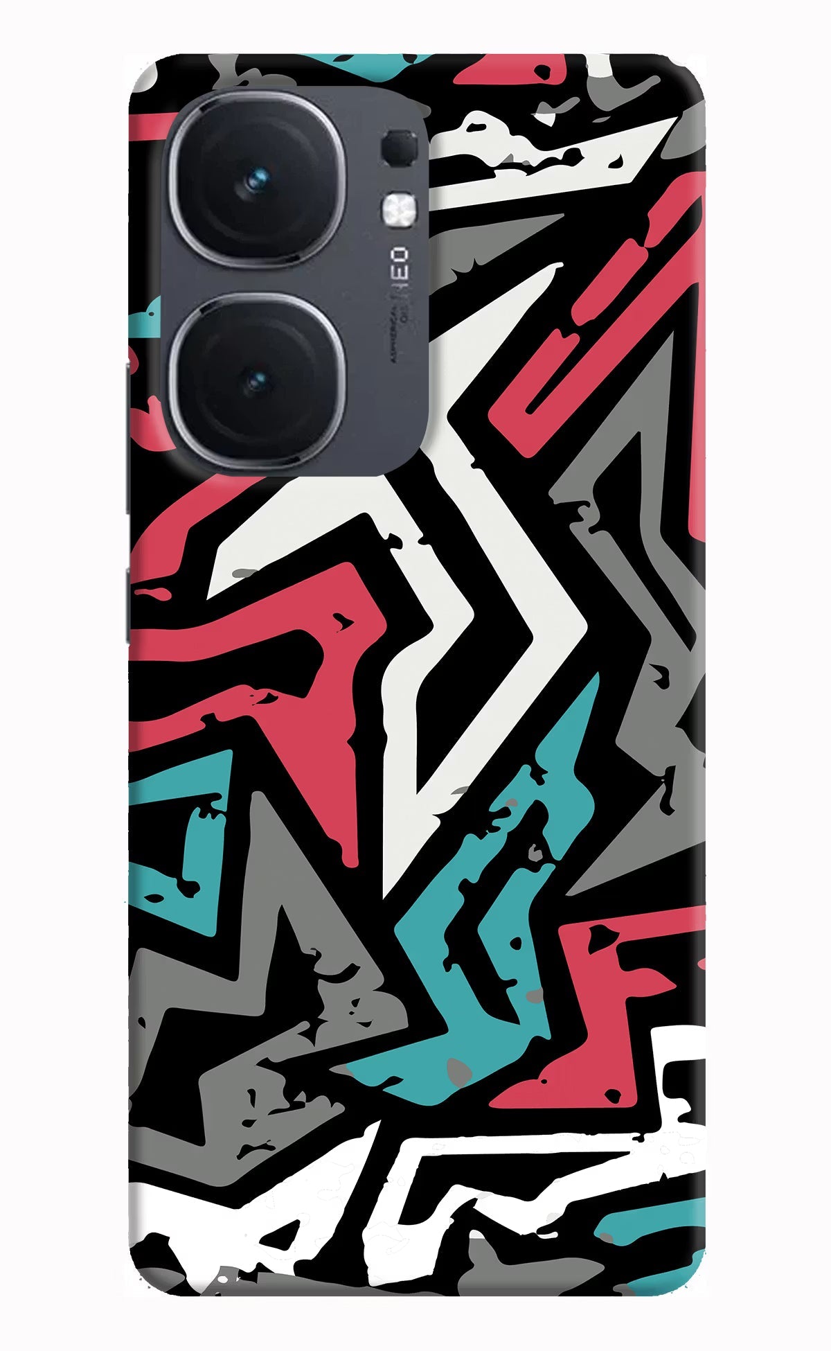 Geometric Graffiti iQOO Neo 9 Back Cover Hard Case - Hello Swanky