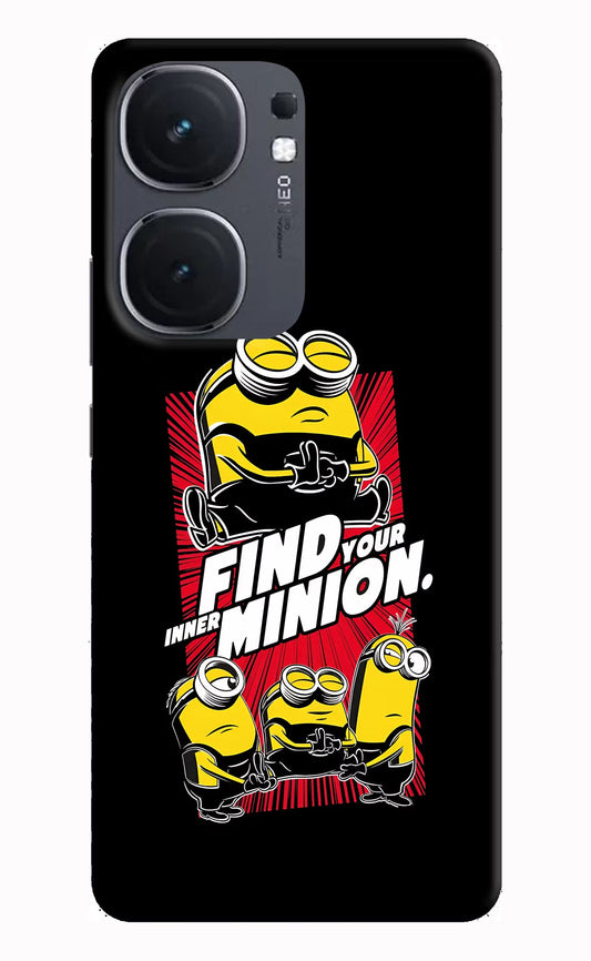 Find Your Inner Minion iQOO Neo 9 Back Cover Hard Case - Hello Swanky