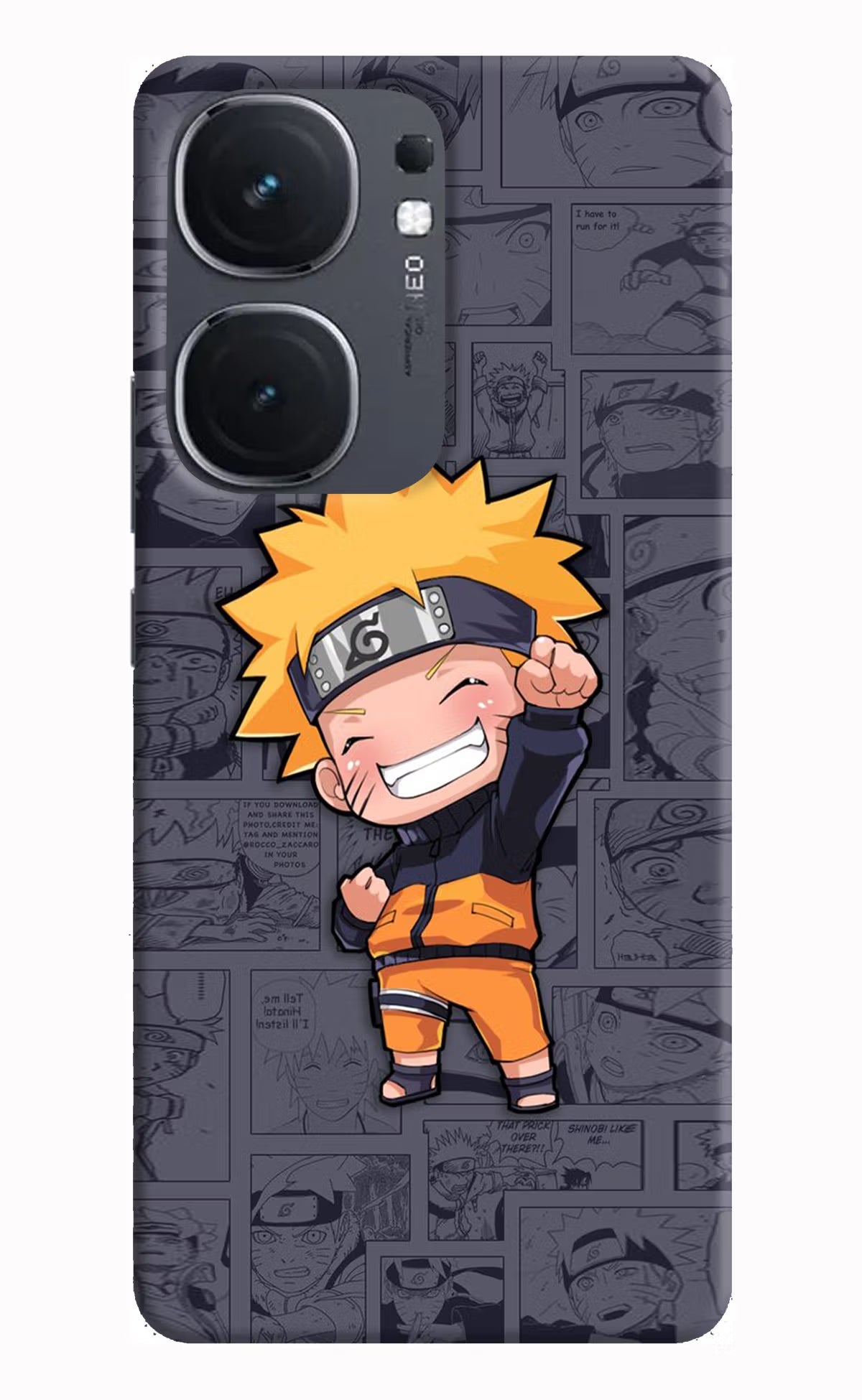Chota Naruto iQOO Neo 9 Back Cover Hard Case - Hello Swanky