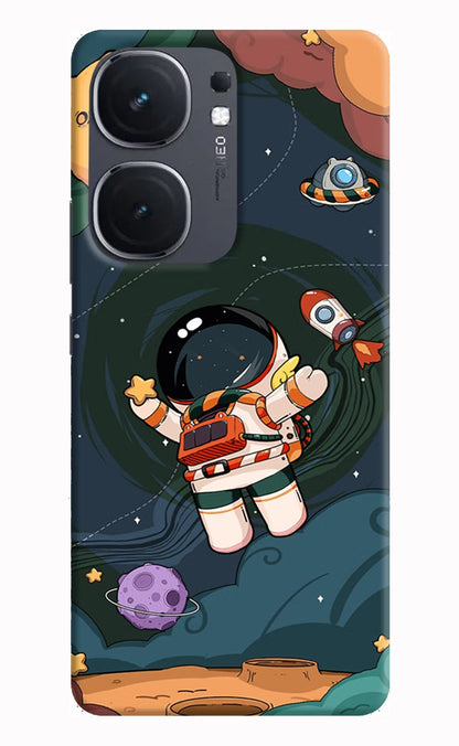 Cartoon Astronaut iQOO Neo 9 Back Cover Hard Case - Hello Swanky