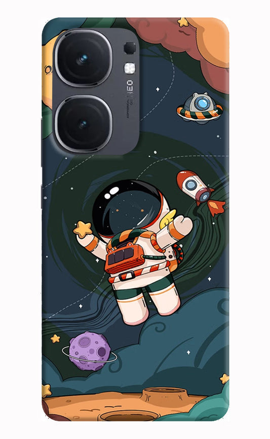 Cartoon Astronaut iQOO Neo 9 Back Cover Hard Case - Hello Swanky