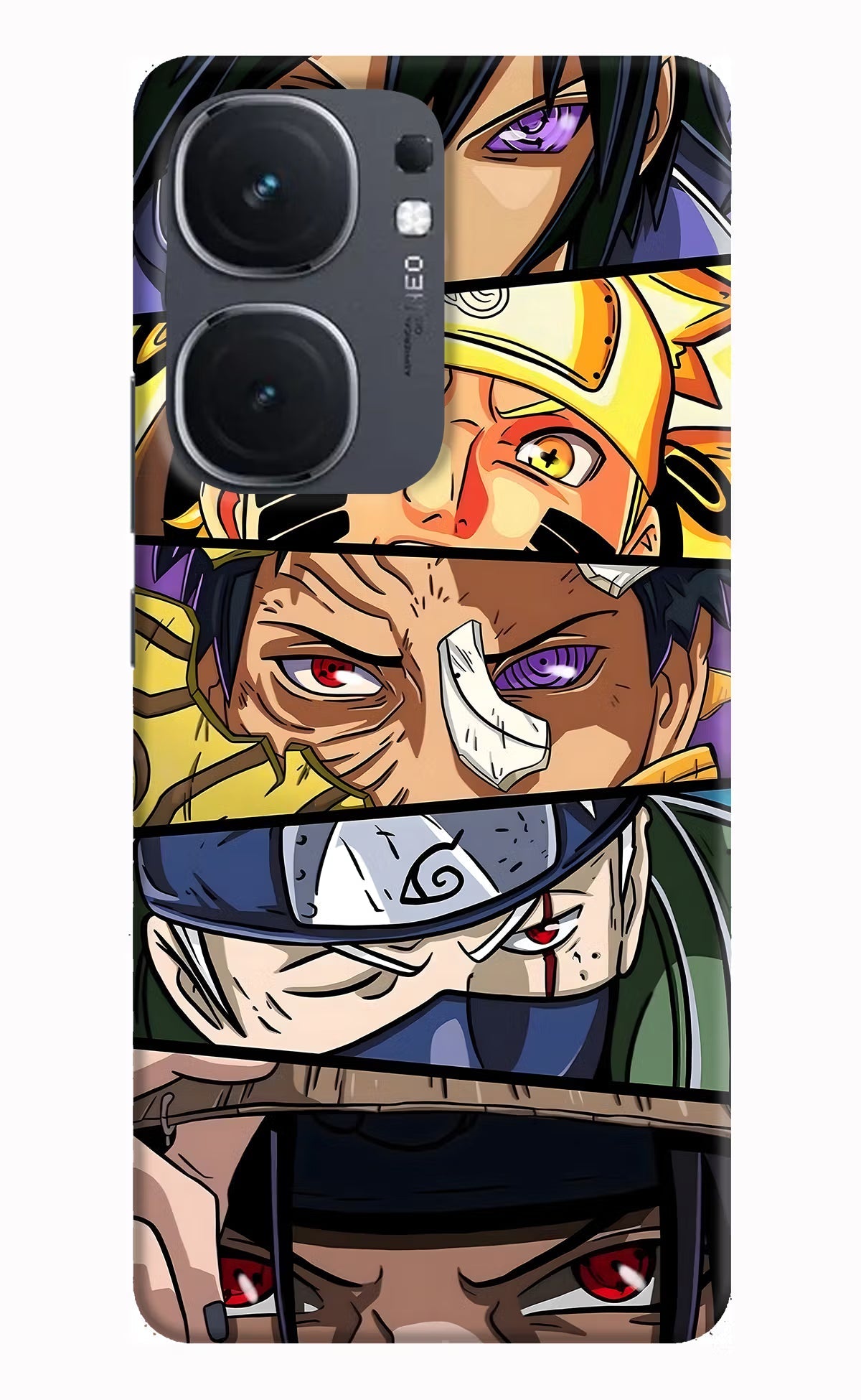 Naruto Character iQOO Neo 9 Back Cover Hard Case - Hello Swanky