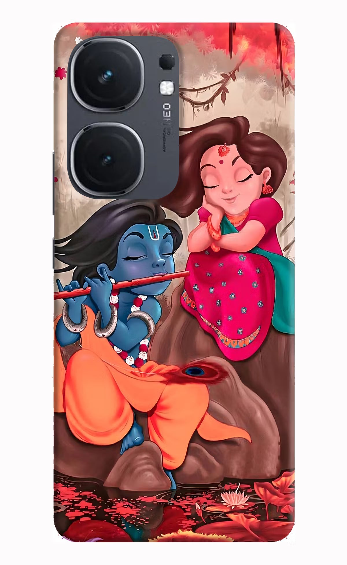 Radhe Krishna iQOO Neo 9 Back Cover Hard Case - Hello Swanky
