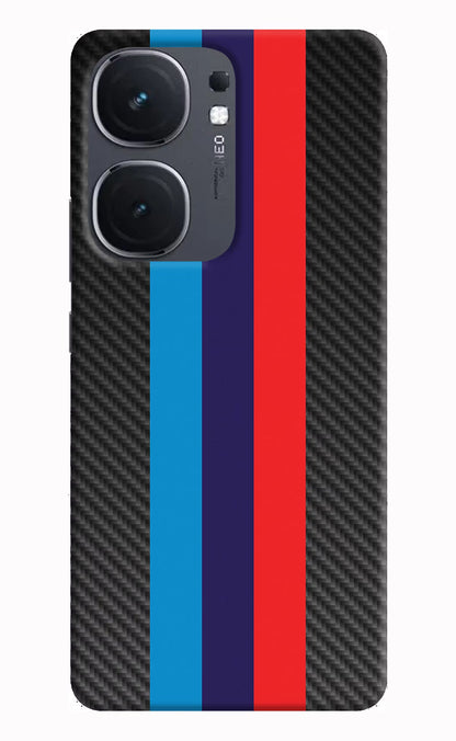 BMW Stripes Pattern iQOO Neo 9 Back Cover Hard Case - Hello Swanky