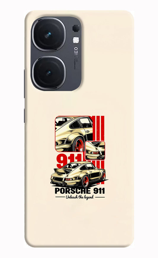 Classic Porsche 911 iQOO Neo 9 Back Cover Hard Case - Hello Swanky