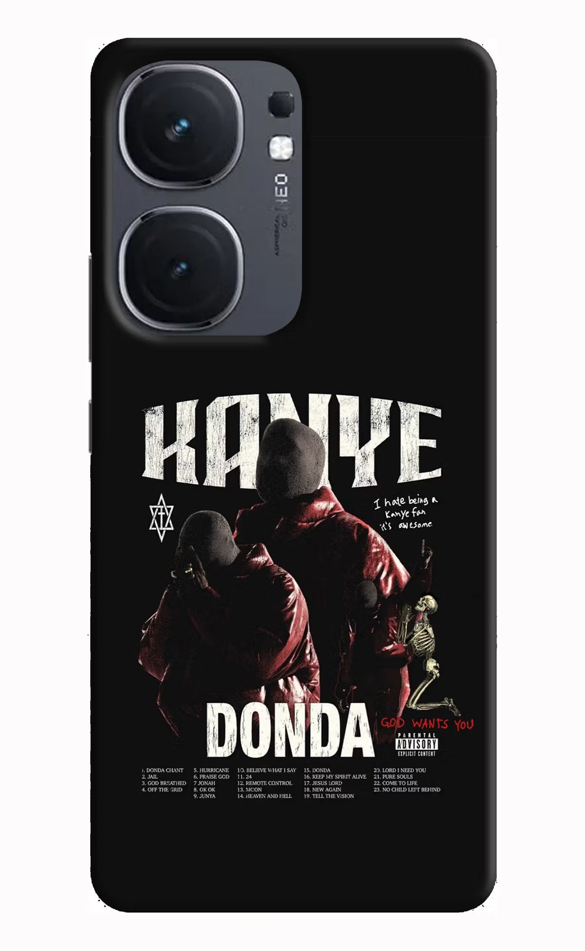 Donda Kanye West iQOO Neo 9 Back Cover Hard Case - Hello Swanky