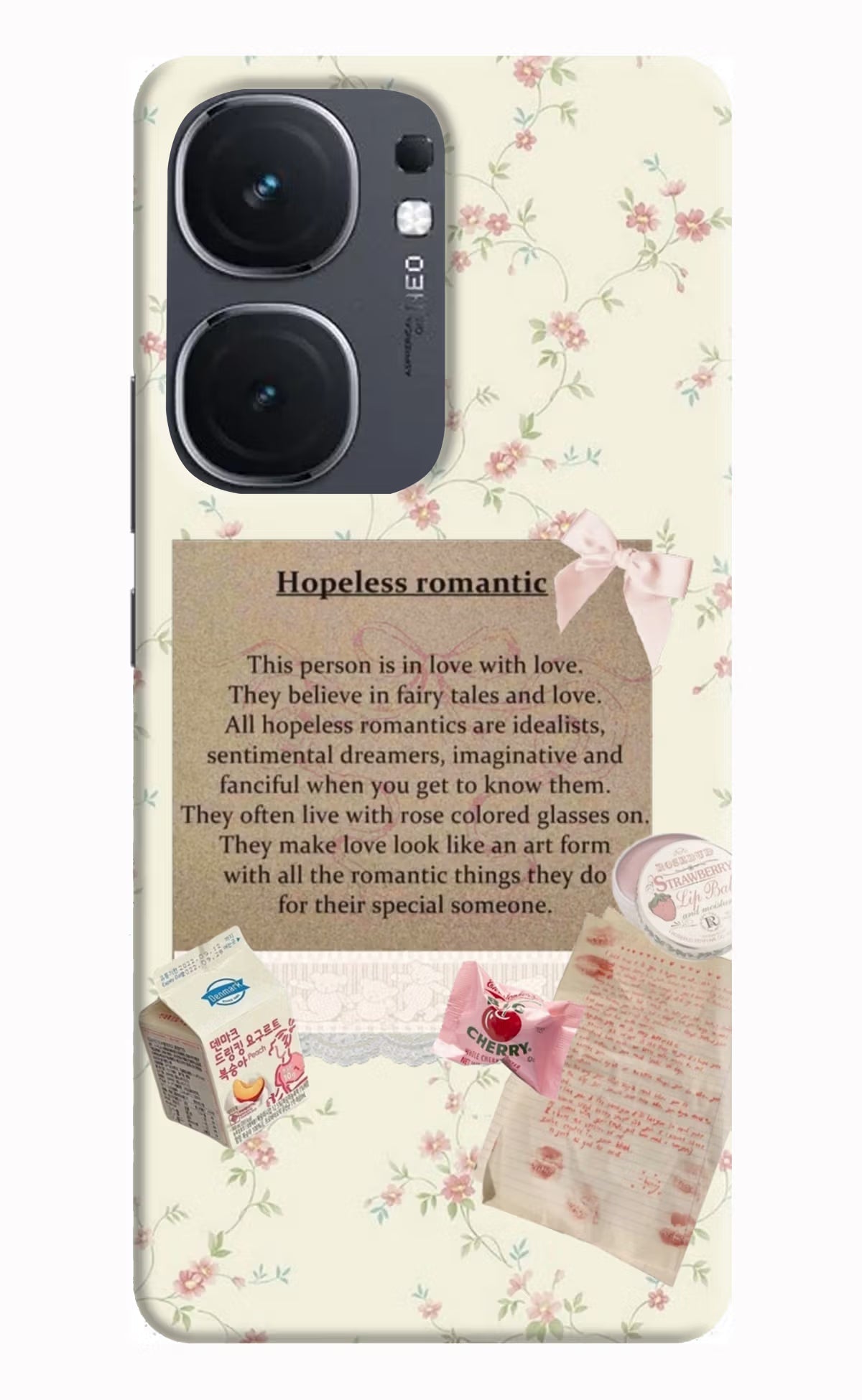 Hopeless Romantic iQOO Neo 9 Back Cover Hard Case - Hello Swanky