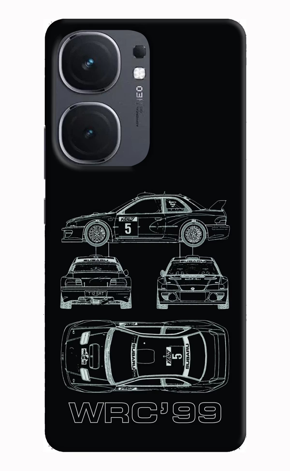 WRC'99 iQOO Neo 9 Back Cover Hard Case - Hello Swanky