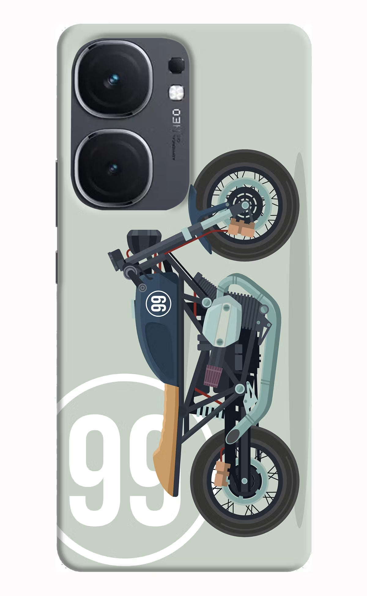 Classic Cafe Racer 99 iQOO Neo 9 Back Cover Hard Case - Hello Swanky
