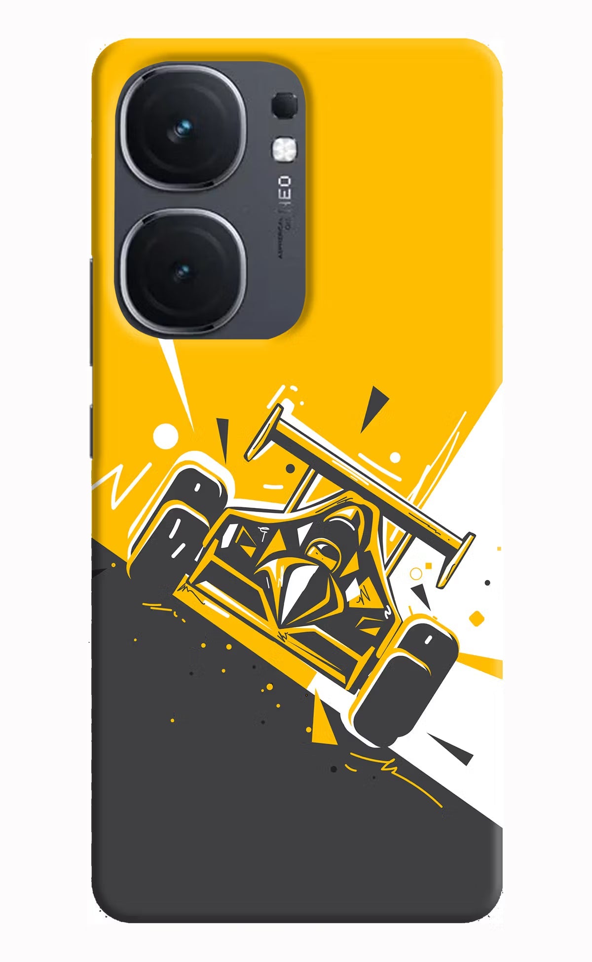 Track King iQOO Neo 9 Back Cover Hard Case - Hello Swanky