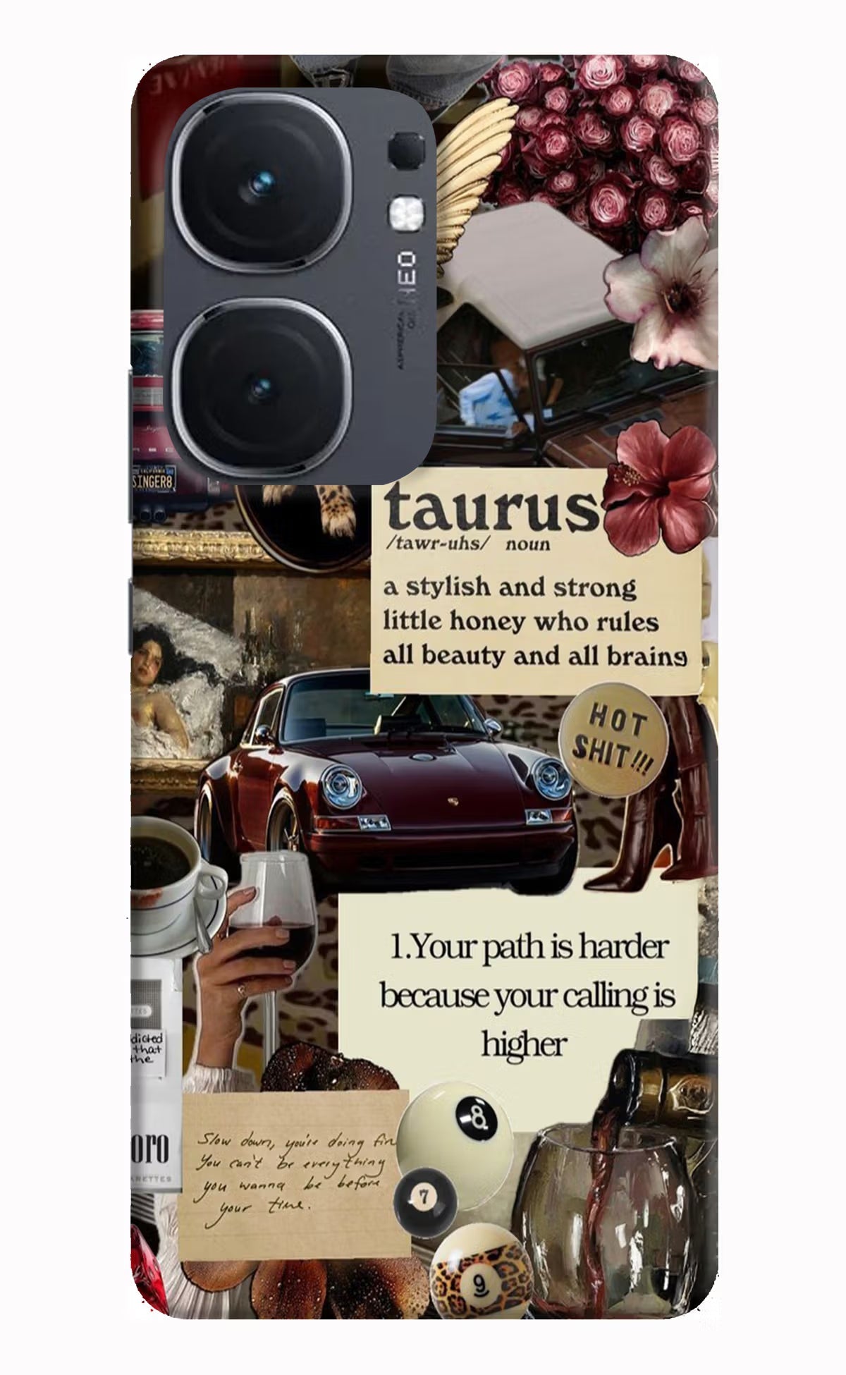 Taurus Zodiac iQOO Neo 9 Back Cover Hard Case - Hello Swanky
