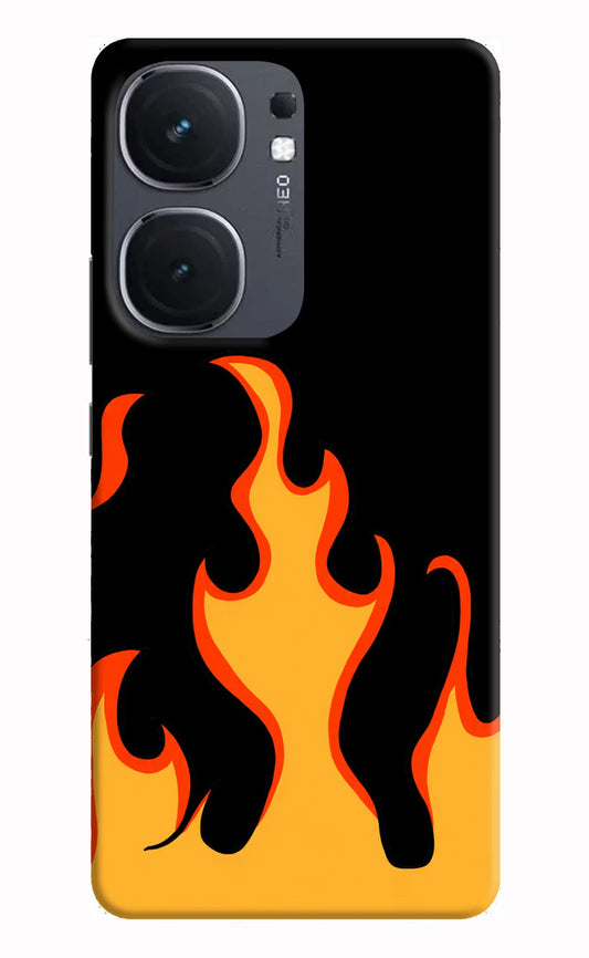 Fired Up - Black iQOO Neo 9 Back Cover Hard Case - Hello Swanky