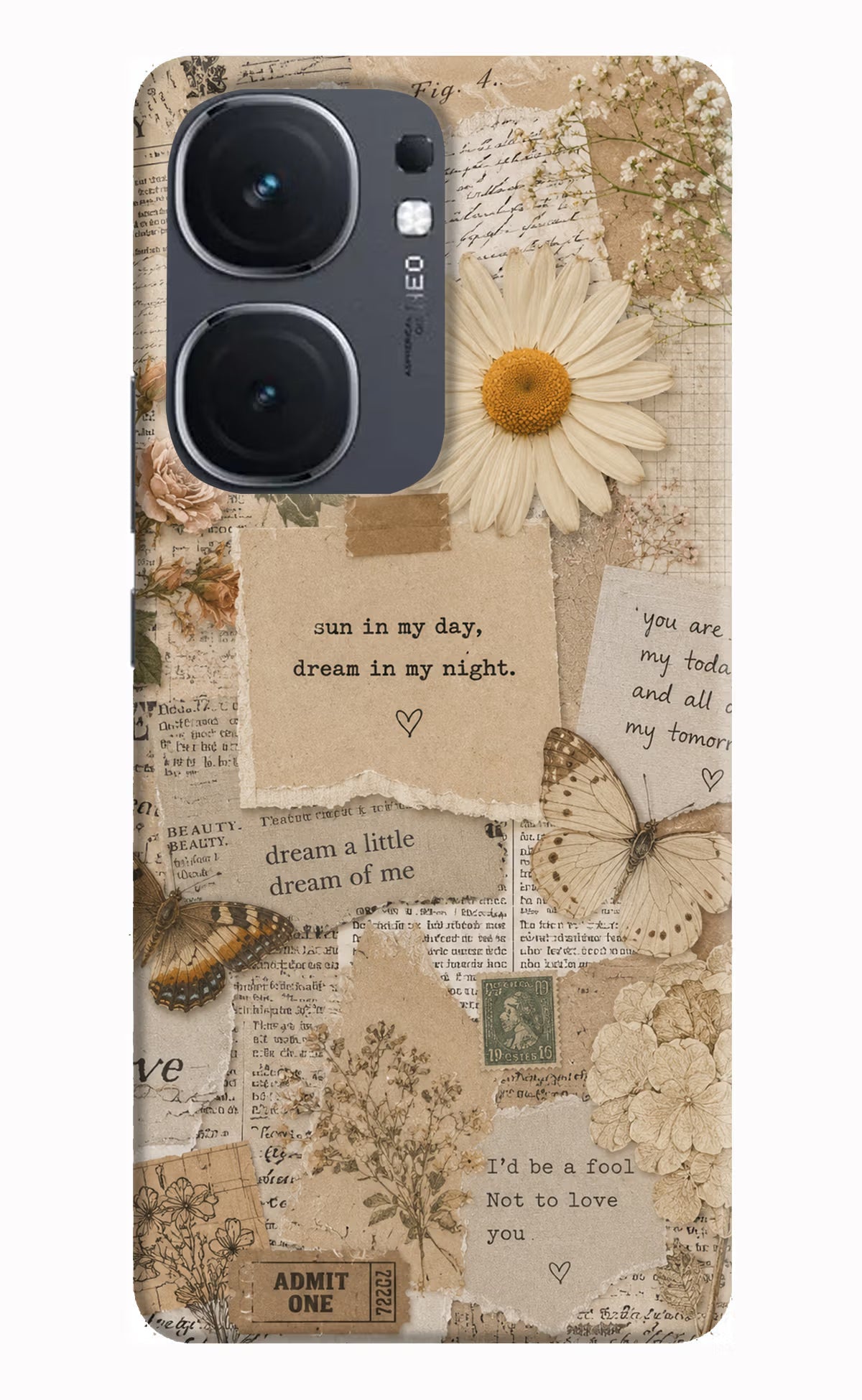 Vintage Case iQOO Neo 9 Back Cover Hard Case - Hello Swanky