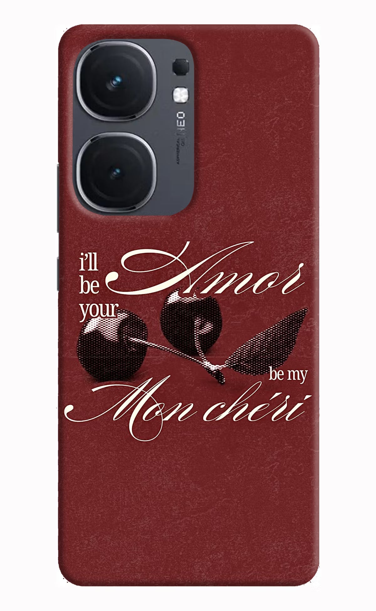 Velvet Cherry iQOO Neo 9 Back Cover Hard Case - Hello Swanky