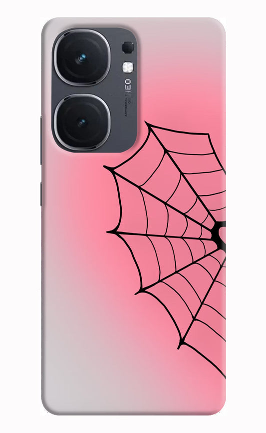 Pink Web iQOO Neo 9 Back Cover Hard Case - Hello Swanky