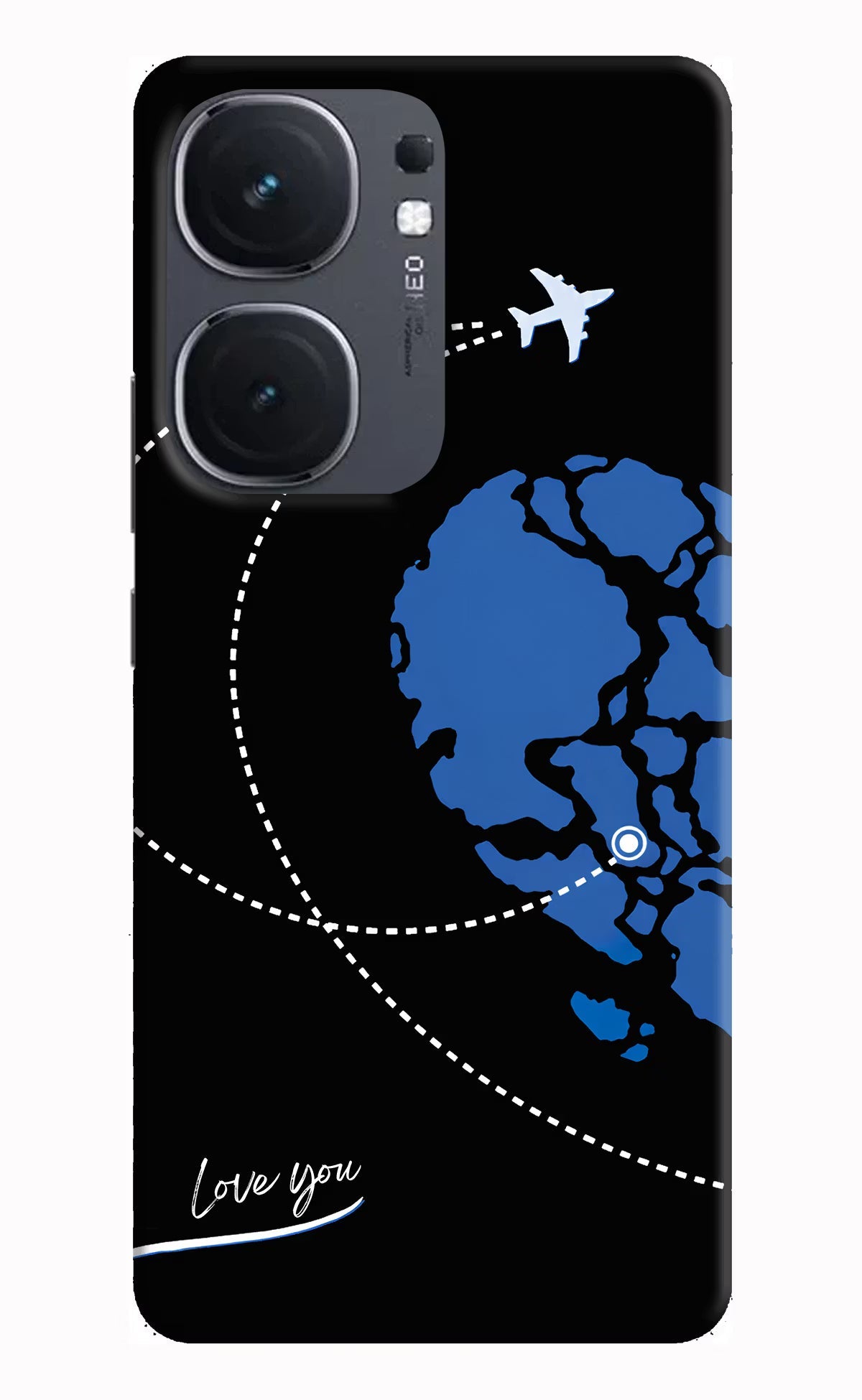 Love Orbit iQOO Neo 9 Back Cover Hard Case - Hello Swanky