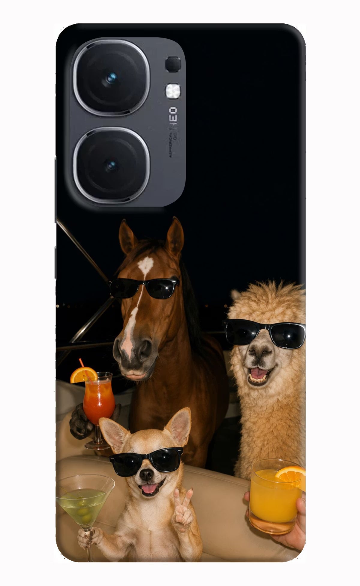 Party Squad iQOO Neo 9 Back Cover Hard Case - Hello Swanky