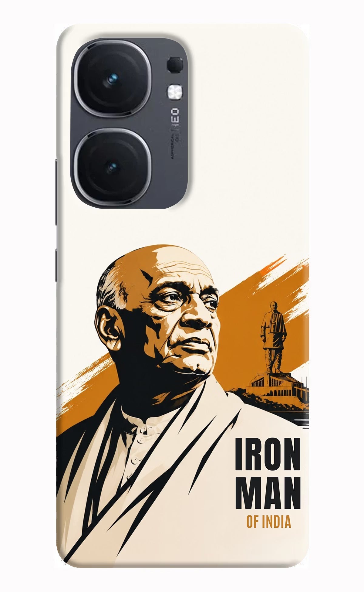 Sardar Patel Iron Will iQOO Neo 9 Back Cover Hard Case - Hello Swanky