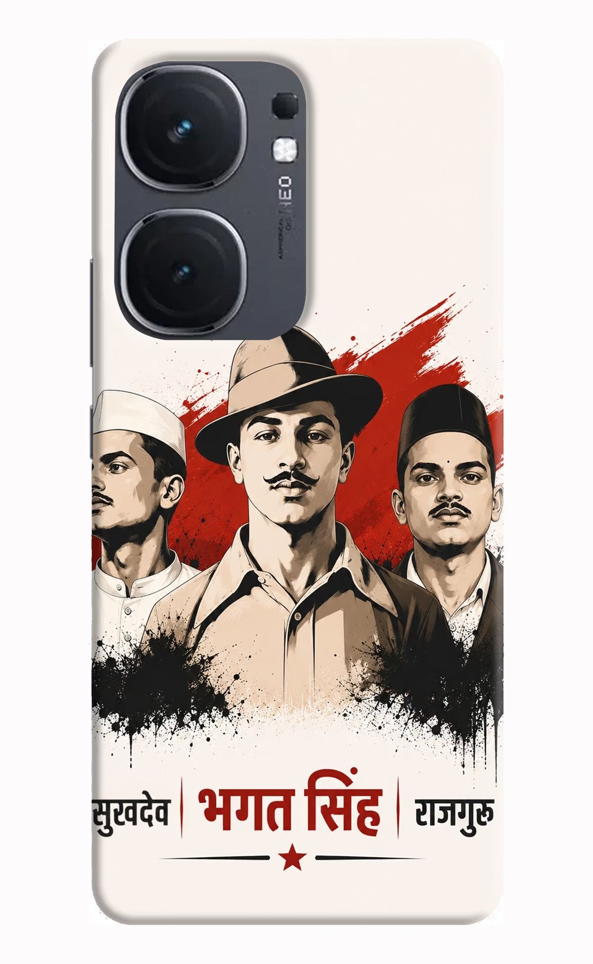 Bhagat Singh Trio iQOO Neo 9 Back Cover Hard Case - Hello Swanky