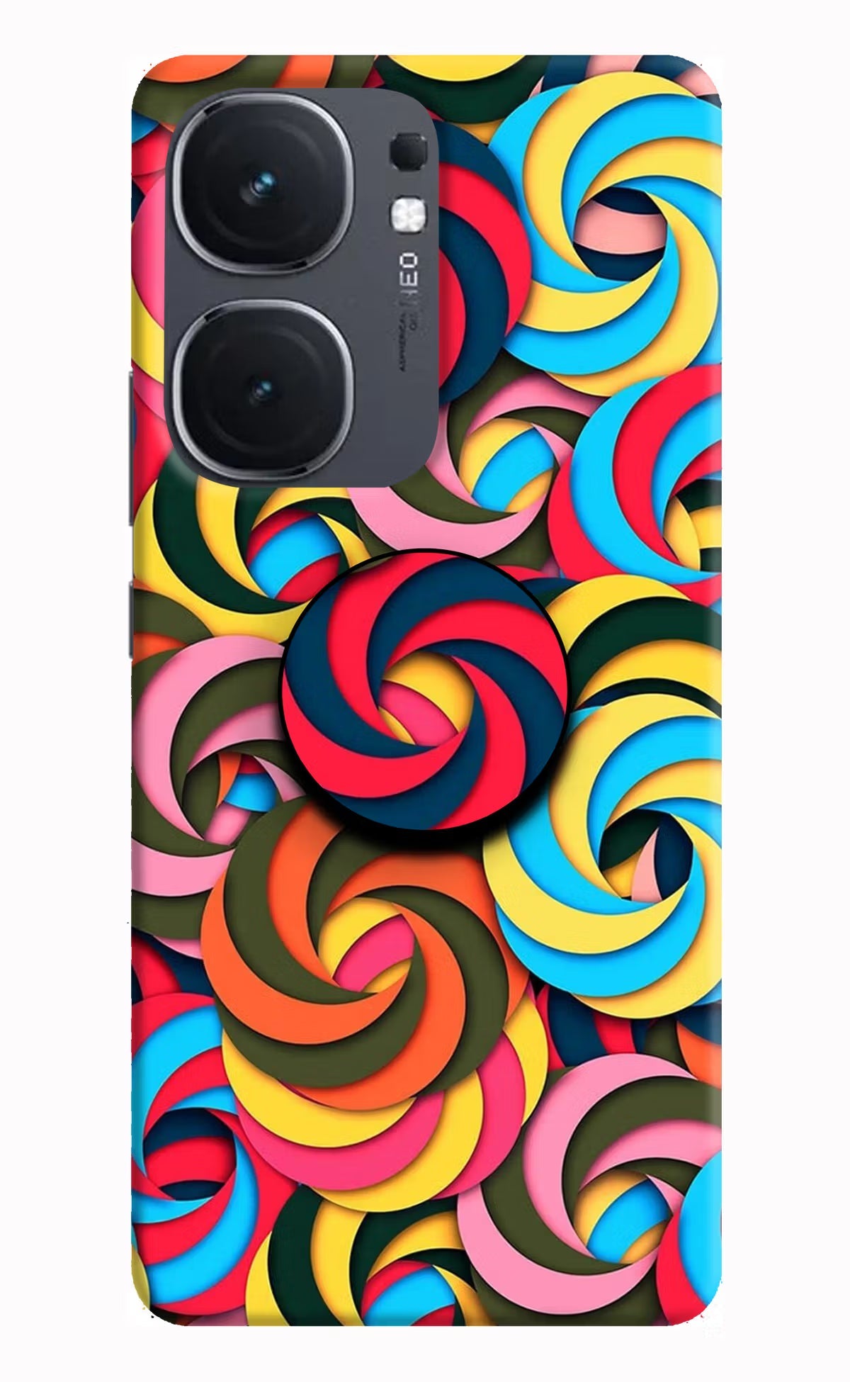 Spiral Pattern iQOO Neo 9 Pop Case - Hello Swanky