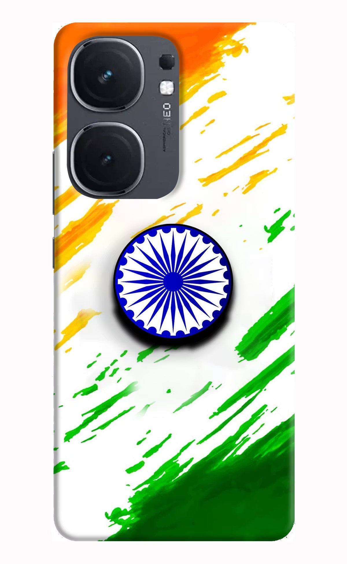 Indian Flag Ashoka Chakra iQOO Neo 9 Pop Case - Hello Swanky