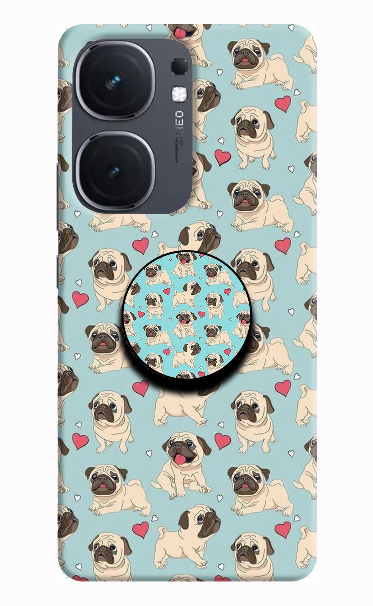Pug Dog iQOO Neo 9 Pop Case - Hello Swanky