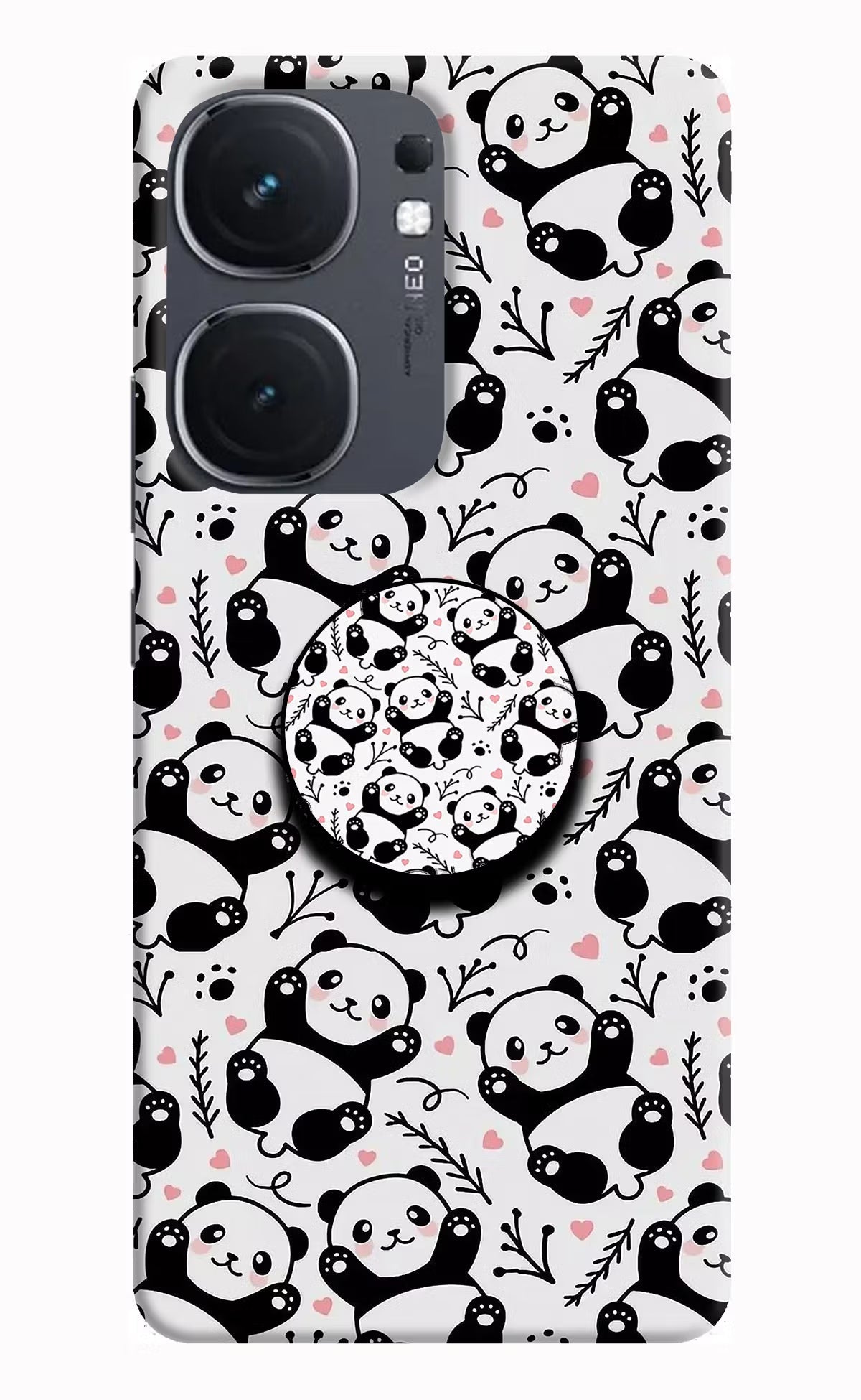 Cute Panda iQOO Neo 9 Pop Case - Hello Swanky
