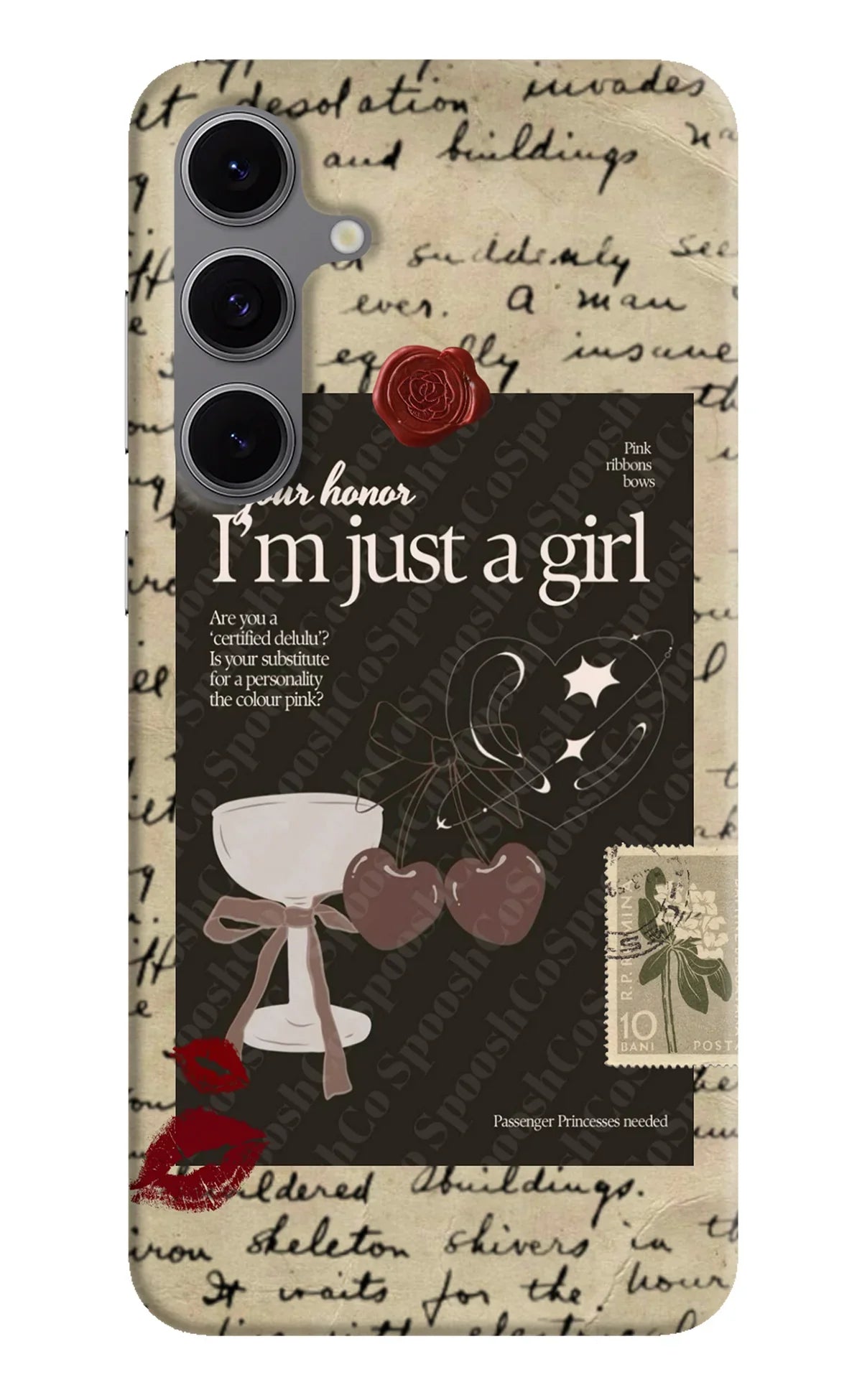 I am just a girl Samsung S24 FE 5G Back Cover