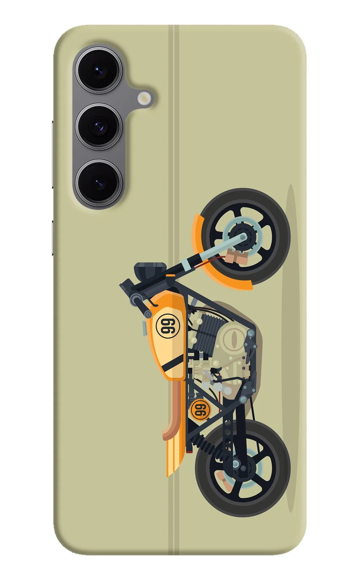 Vertical Speedster Samsung S24 FE 5G Back Cover