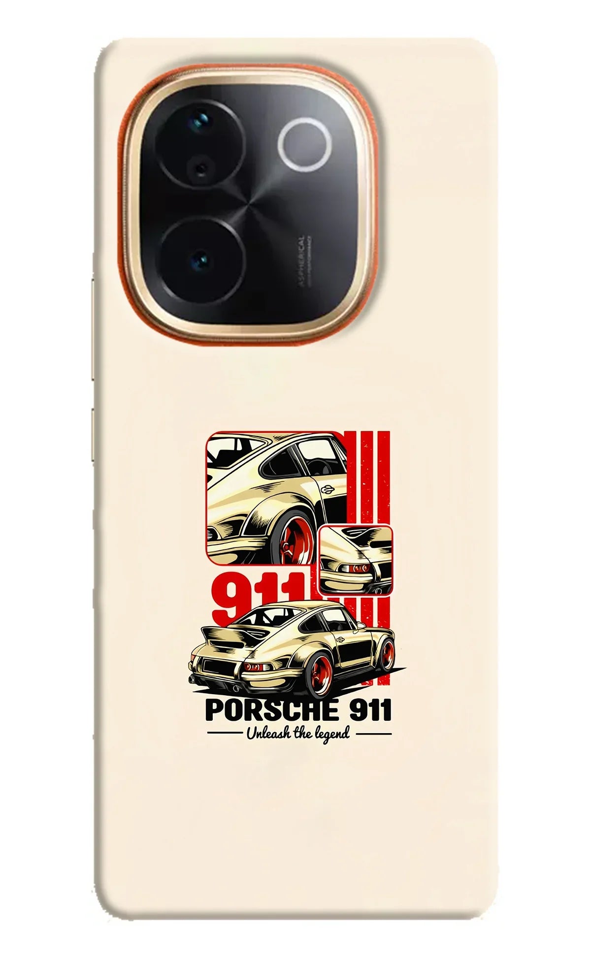 Classic Porsche 911 Vivo T3 Pro 5G Back Cover
