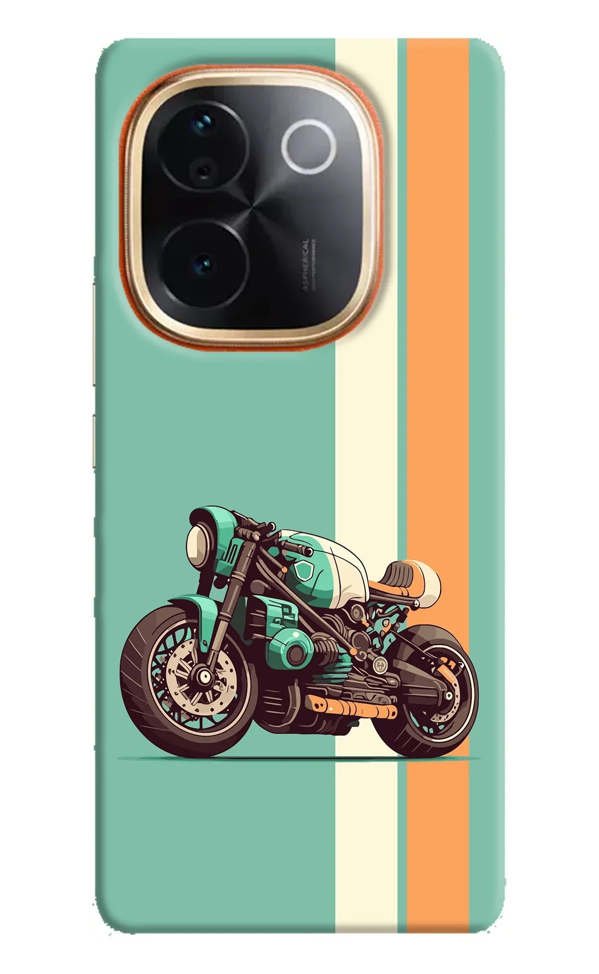 Striped Moto Drift Vivo T3 Pro 5G Back Cover
