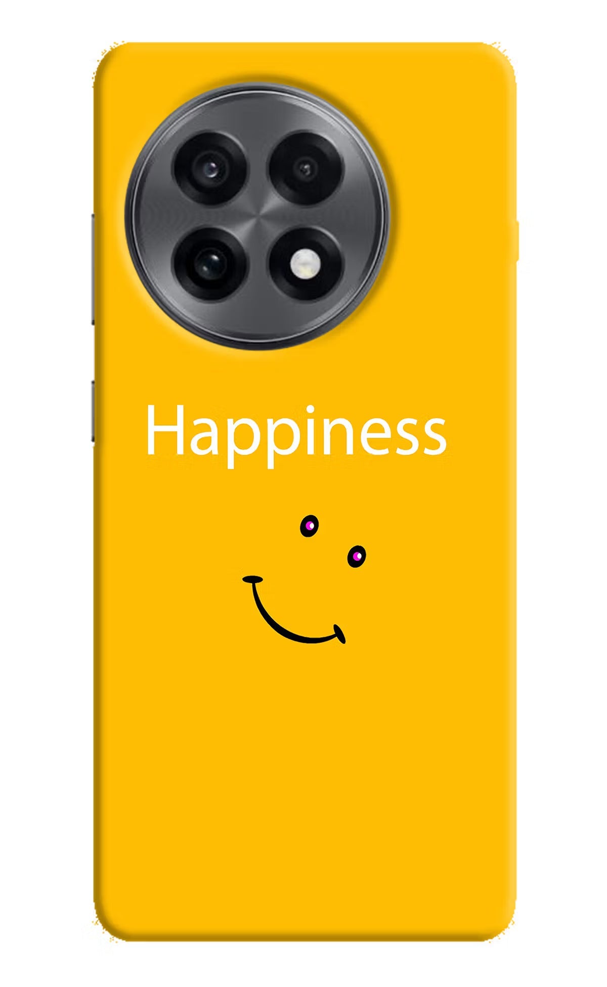Happiness With Smiley OnePlus 13R Back Cover