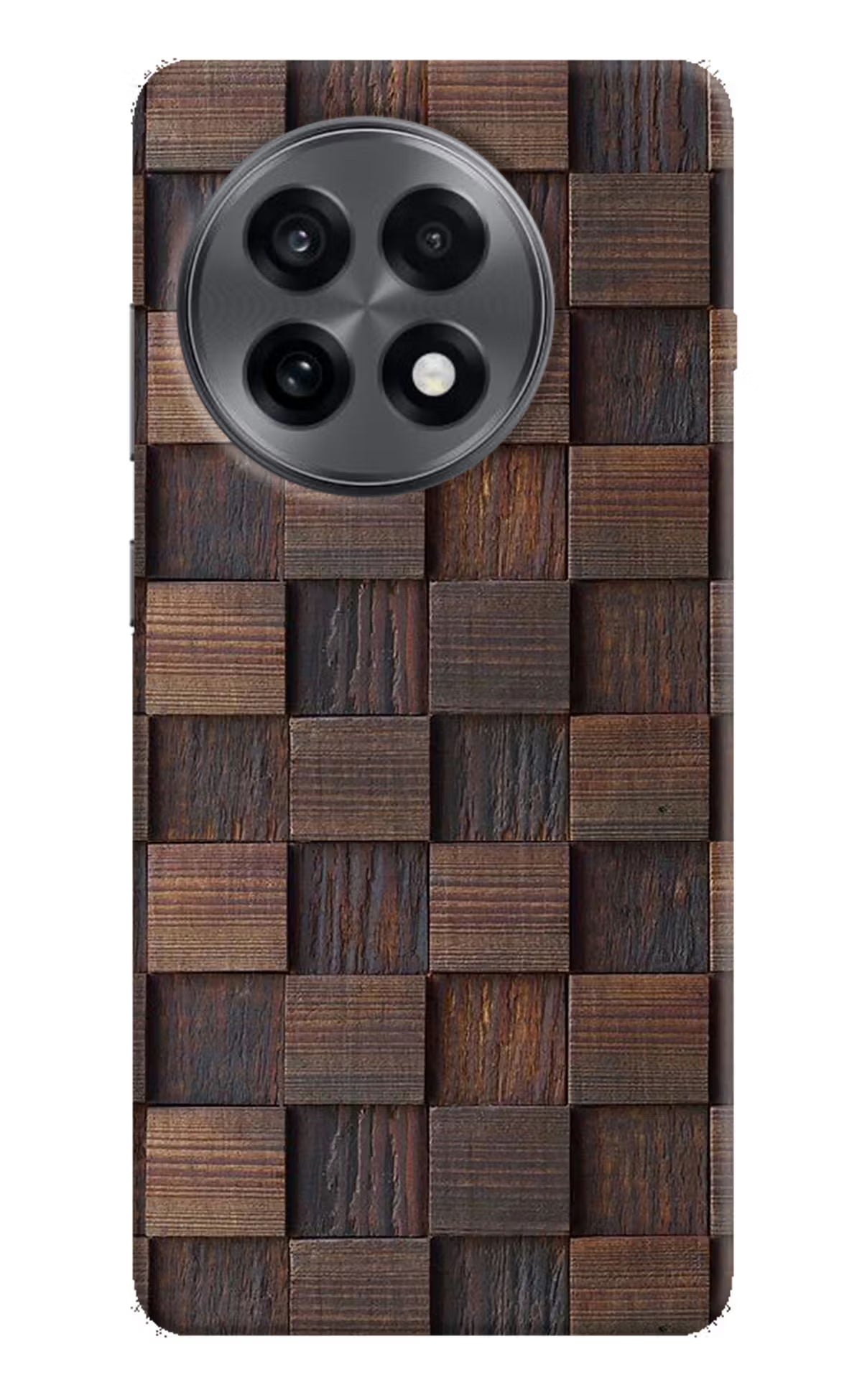 Wooden Cube Design OnePlus 13R Back Cover
