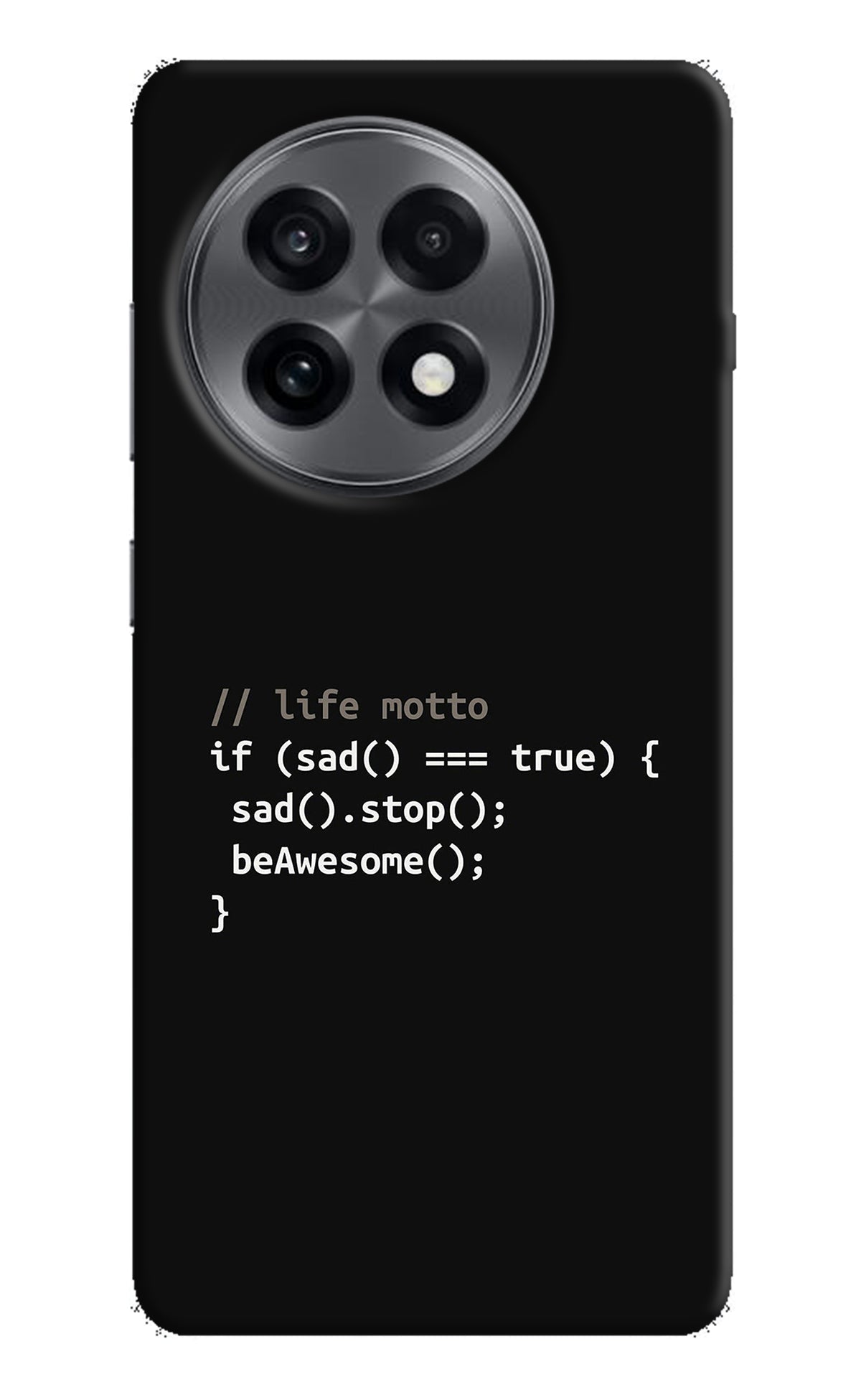 Life Motto Code OnePlus 13R Back Cover