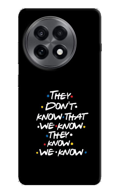 FRIENDS Dialogue OnePlus 13R Back Cover