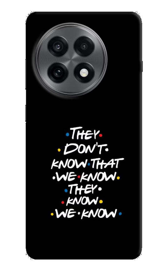 FRIENDS Dialogue OnePlus 13R Back Cover