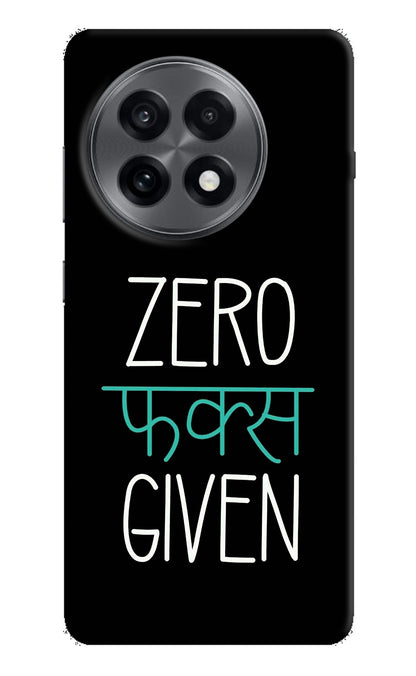 Zero Fucks Given OnePlus 13R Back Cover