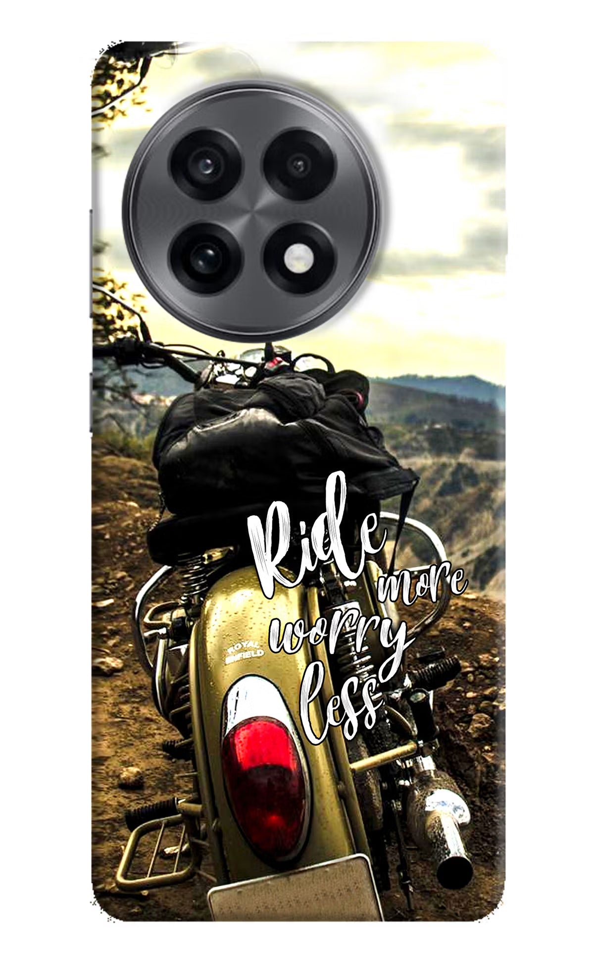 Ride More Worry Less OnePlus 13R Back Cover