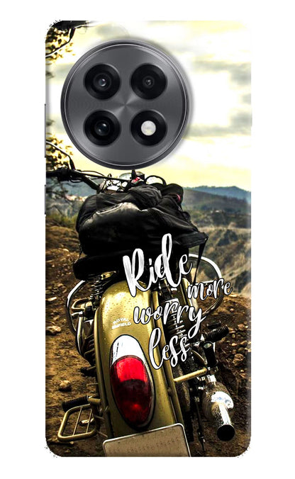 Ride More Worry Less OnePlus 13R Back Cover
