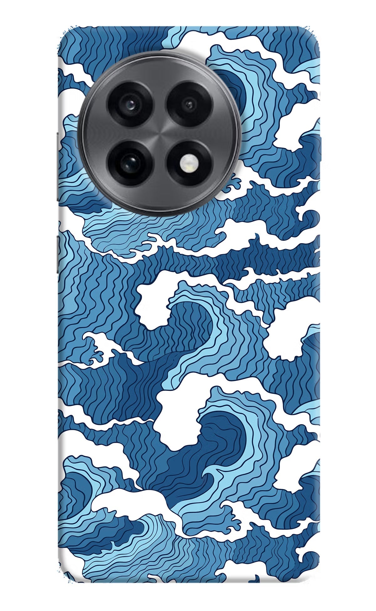 Blue Waves OnePlus 13R Back Cover