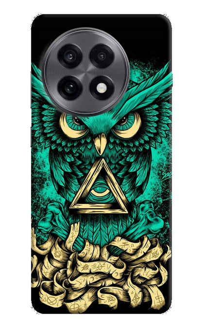 Green Owl OnePlus 13R Back Cover