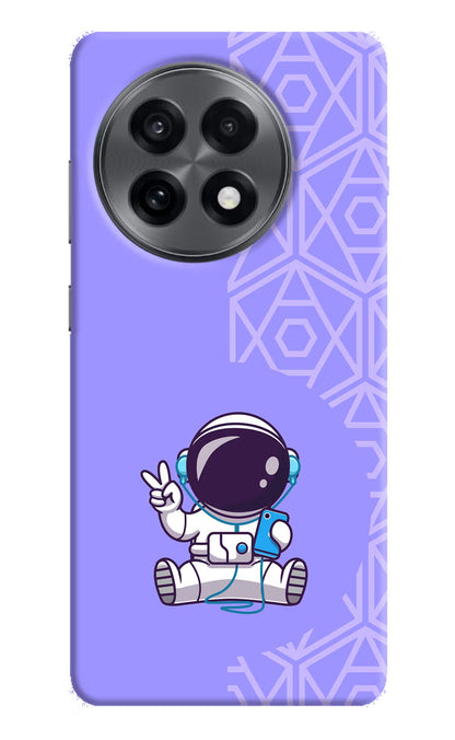 Cute Astronaut Chilling OnePlus 13R Back Cover