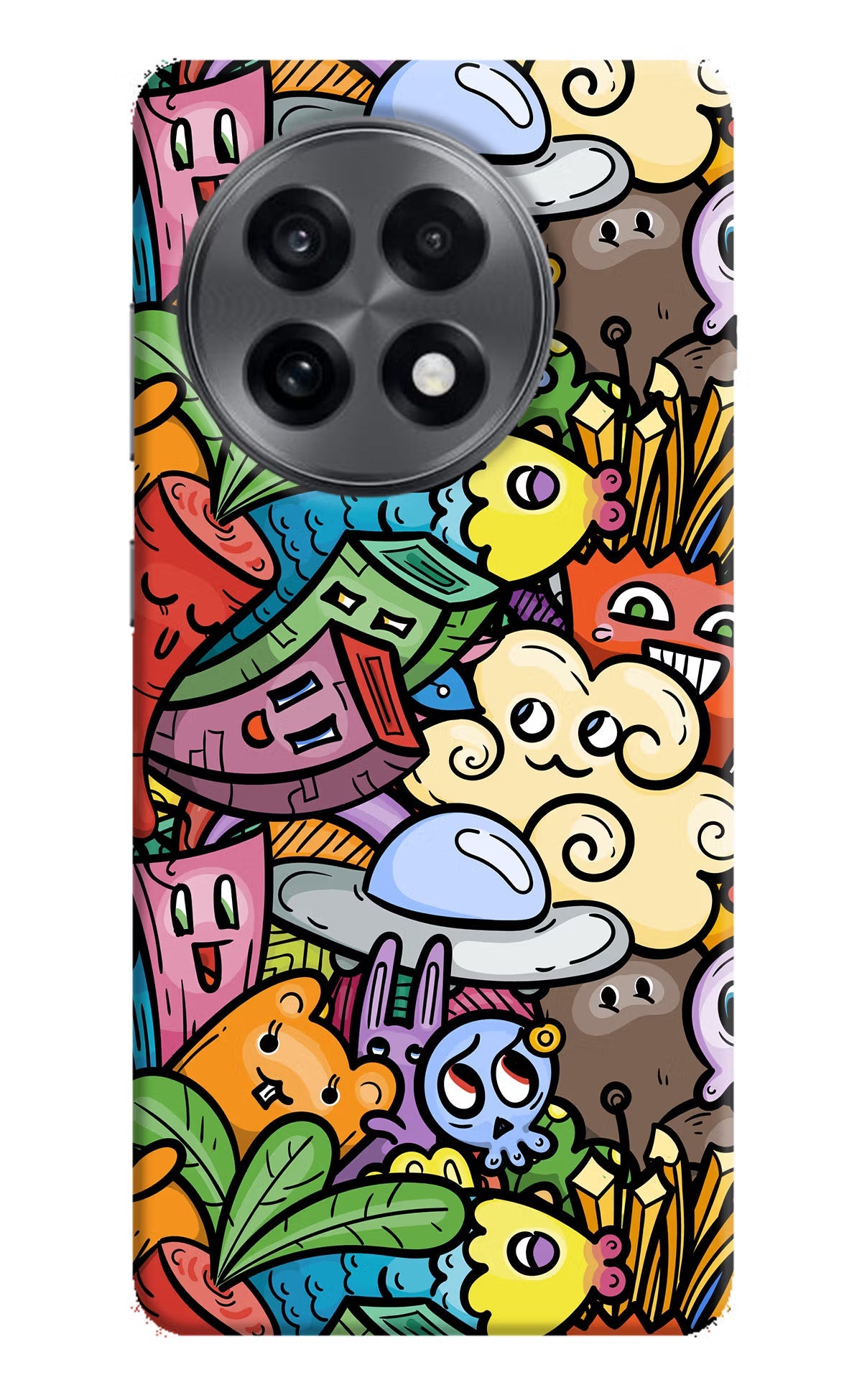Veggie Doodle OnePlus 13R Back Cover