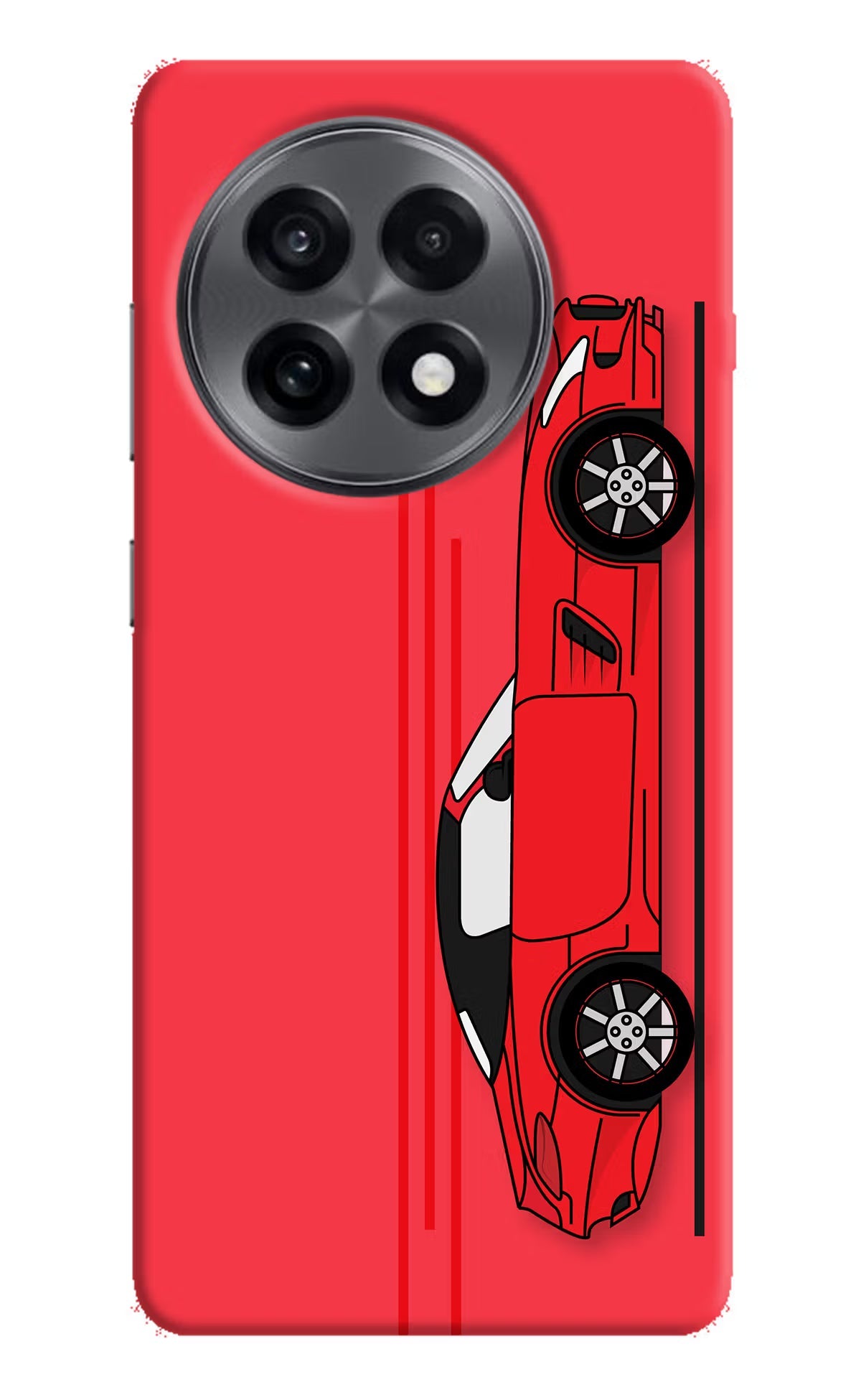 Red Velocity OnePlus 13R Back Cover