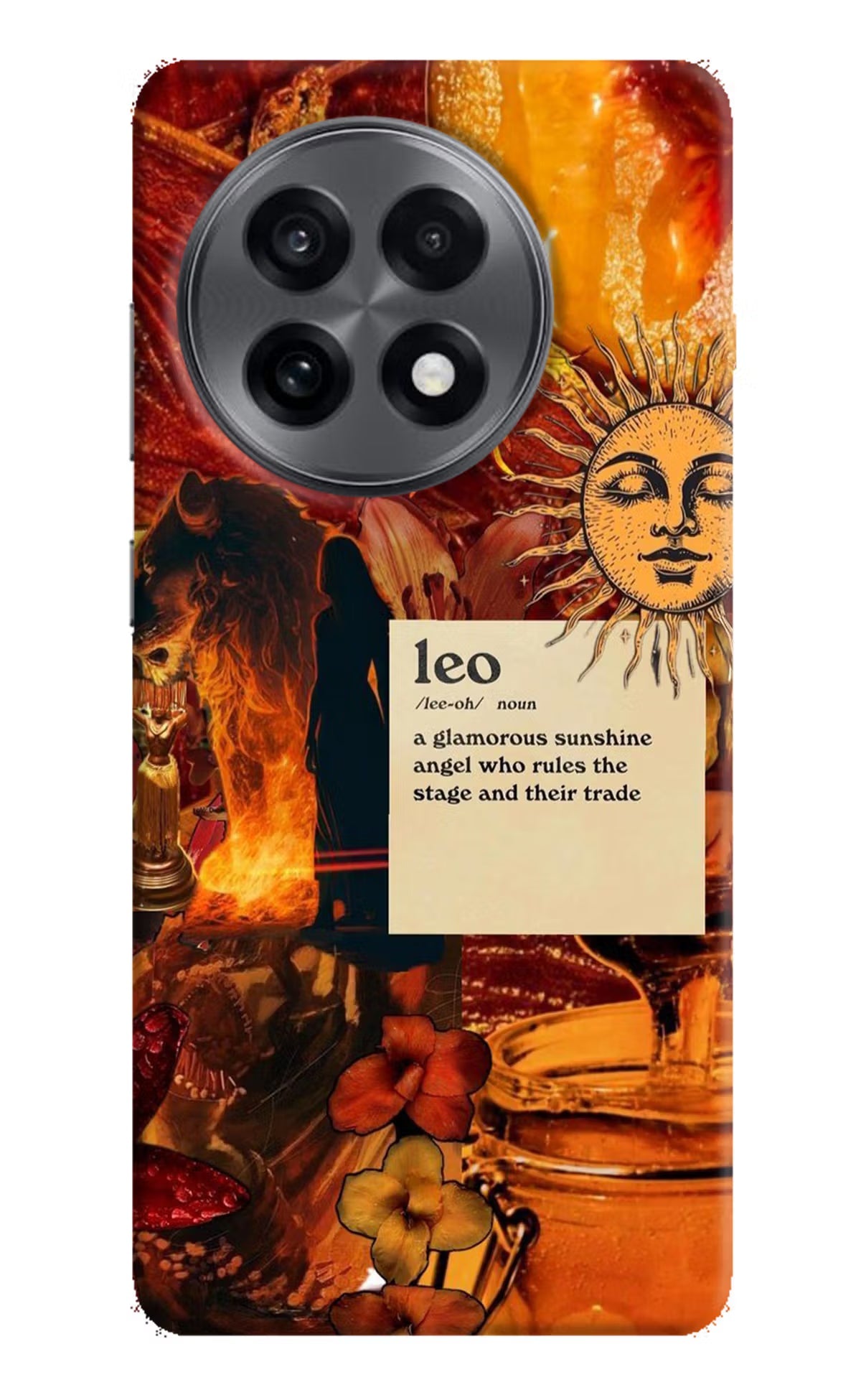 Leo Zodiac OnePlus 13R Back Cover