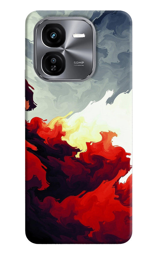 Fire Cloud iQOO Z9X Back Cover