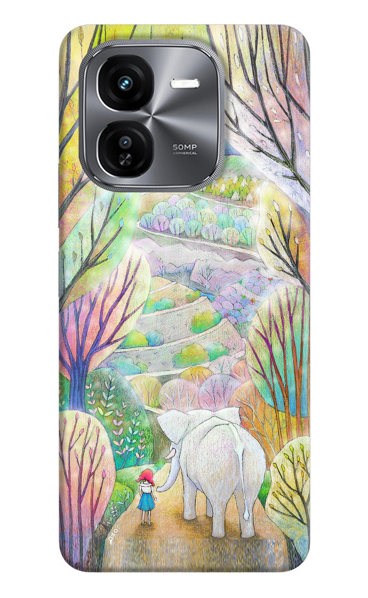 Nature Painting iQOO Z9X Back Cover