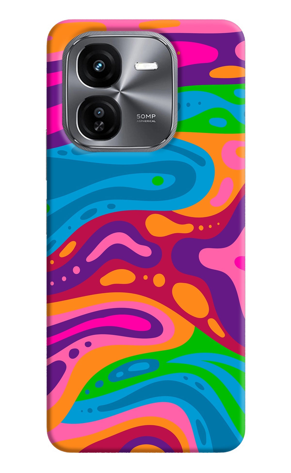 Trippy Pattern iQOO Z9X Back Cover